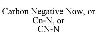 CARBON NEGATIVE NOW, ORCN-N, ORCN-N