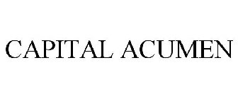 CAPITAL ACUMEN