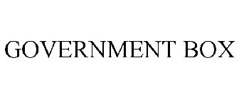 GOVERNMENT BOX