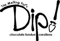 THE MELTING POT'S DIP! CHOCOLATE FONDUE CREATIONS