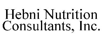 HEBNI NUTRITION CONSULTANTS, INC.