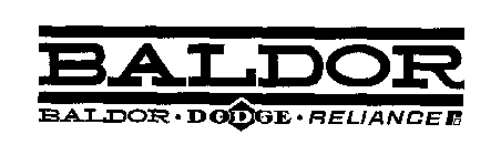 BALDOR BALDOR · DODGE · RELIANCE R