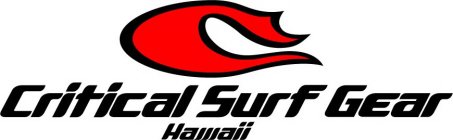 C CRITICAL SURF GEAR HAWAII