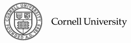 CORNELL UNIVERSITY FOUNDED A.D. 1865