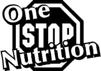 ONE STOP NUTRITION