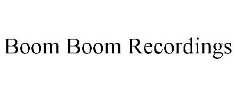 BOOM BOOM RECORDINGS