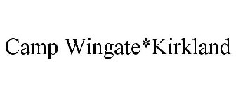 CAMP WINGATE*KIRKLAND