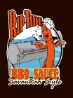 RIPTIDE BBQ SAUCE SAVANNAH STYLE