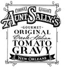 CREOLE ITALIAN AUNT SALLY'S - GOURMET - ORIGINAL CREOLE ITALIAN TOMATO GRAVY NEW ORLEANS