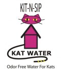 KIT-N-SIP KAT WATER ODOR FREE WATER FOR KATS