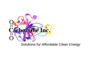 CARBOZYME INC. SOLUTIONS FOR AFFORDABLE CLEAN ENERGY