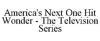 AMERICA'S NEXT ONE HIT WONDER - THE TELEVISION SERIES