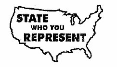 STATE WHO YOU REPRESENT