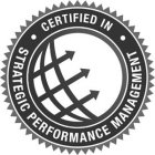 CERTIFIED IN STRATEGIC PERFORMANCE MANAGEMENT