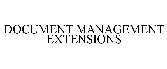 DOCUMENT MANAGEMENT EXTENSIONS