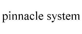 PINNACLE SYSTEM