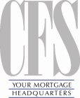 CFS YOUR MORTGAGE HEADQUARTERS
