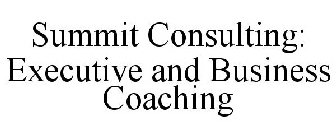 SUMMIT CONSULTING: EXECUTIVE AND BUSINESS COACHING