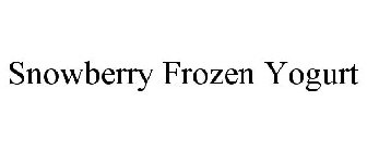 SNOWBERRY FROZEN YOGURT