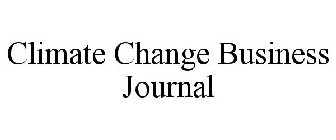 CLIMATE CHANGE BUSINESS JOURNAL