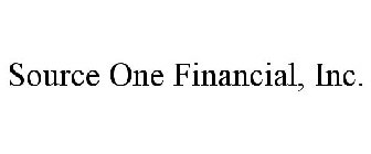 SOURCE ONE FINANCIAL, INC.