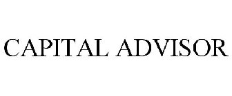 CAPITAL ADVISOR