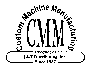 CMM CUSTOM MACHINE MANUFACTURING PRODUCT OF J-I-T DISTRIBUTING, INC. SINCE 1987