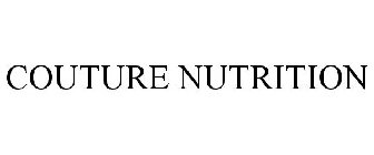 COUTURE NUTRITION