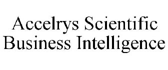 ACCELRYS SCIENTIFIC BUSINESS INTELLIGENCE