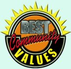 BEST COMMUNITY VALUES