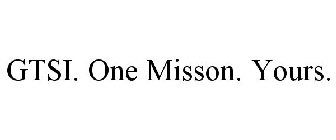 GTSI. ONE MISSION. YOURS.