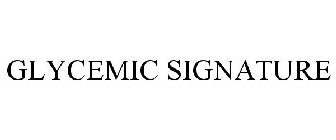 GLYCEMIC SIGNATURE