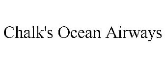 CHALK'S OCEAN AIRWAYS