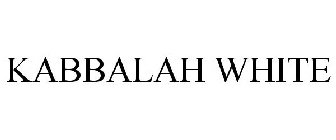 KABBALAH WHITE