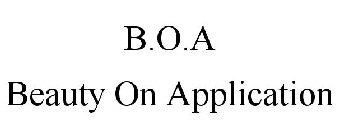 B.O.A BEAUTY ON APPLICATION