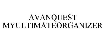 AVANQUEST MYULTIMATEORGANIZER