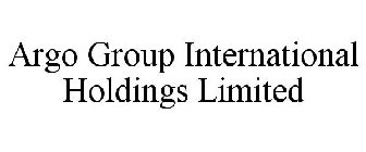 ARGO GROUP INTERNATIONAL HOLDINGS LIMITED