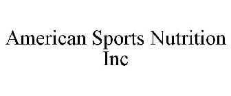 AMERICAN SPORTS NUTRITION INC