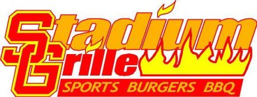 STADIUM GRILLE SPORTS BURGERS BBQ