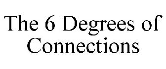 THE 6 DEGREES OF CONNECTIONS