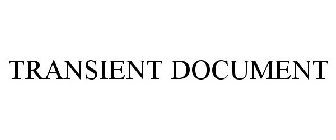 TRANSIENT DOCUMENT