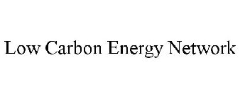 LOW CARBON ENERGY NETWORK