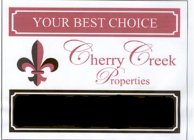 YOUR BEST CHOICE CHERRY CREEK PROPERTIES