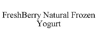 FRESHBERRY NATURAL FROZEN YOGURT