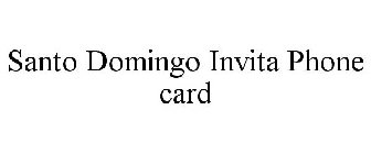 SANTO DOMINGO INVITA PHONE CARD