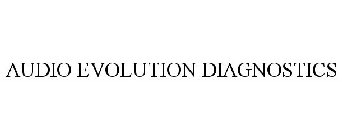AUDIO EVOLUTION DIAGNOSTICS