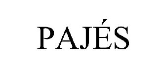 PAJÉS