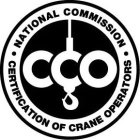CCO · NATIONAL COMMISSION · CERTIFICATION OF CRANE OPERATORS