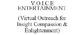 V.O.I.C.E ENTERTAINMENT (VIRTUAL OUTREACH FOR INSIGHT COMPASSION & ENLIGHTENMENT)