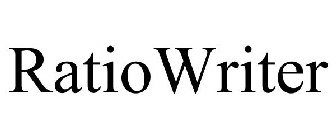 RATIOWRITER